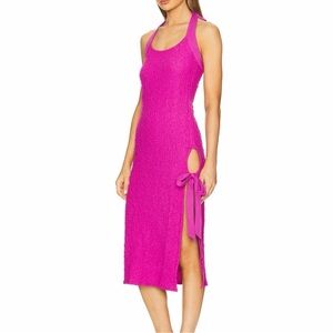 Free People Free-est sea foam midi dress in rose violet size medium